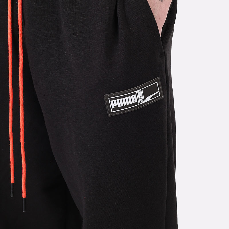 мужские черные брюки PUMA Franchise Knit Pant 53051401 - цена, описание, фото 3